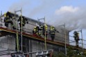 Dachstuhlbrand Koeln Poll Geislarerstr P364